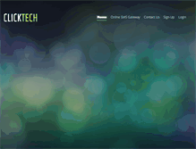 Tablet Screenshot of clicktech.co.za